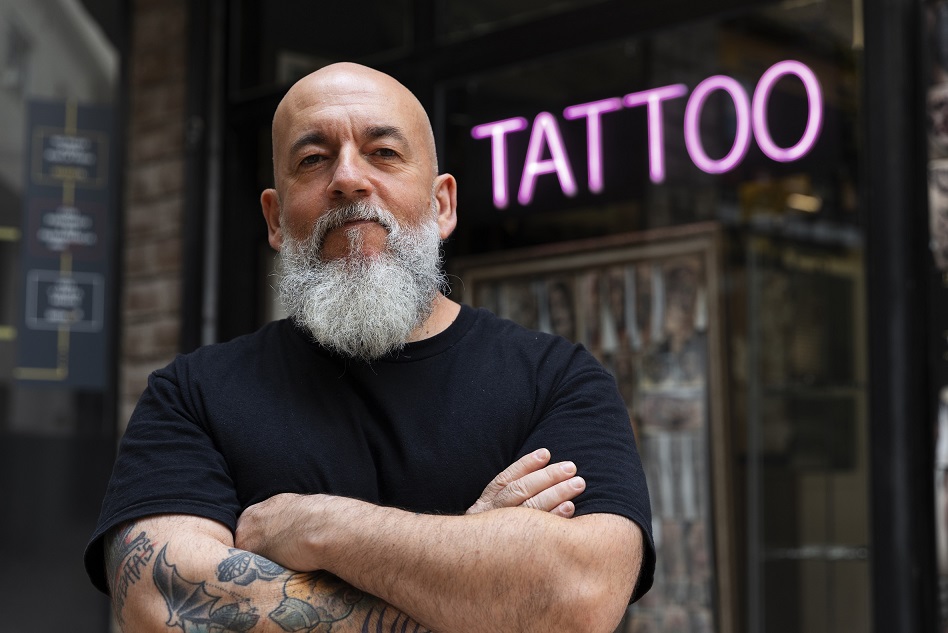 owner of a tattoo shop