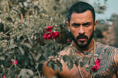 a man with traditional tattoo