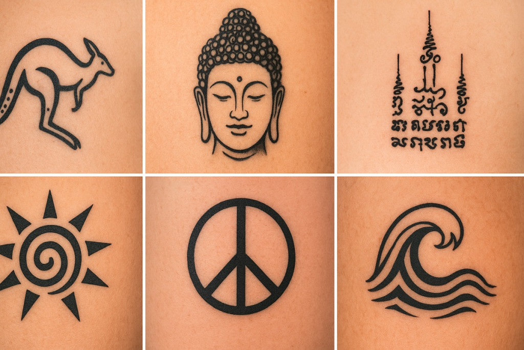 meaningful tattoo collage