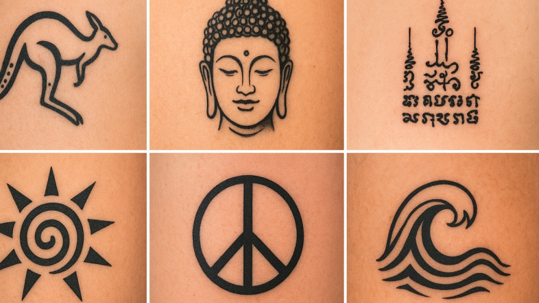 meaningful tattoo collage