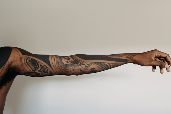 Bali tattoo full arm