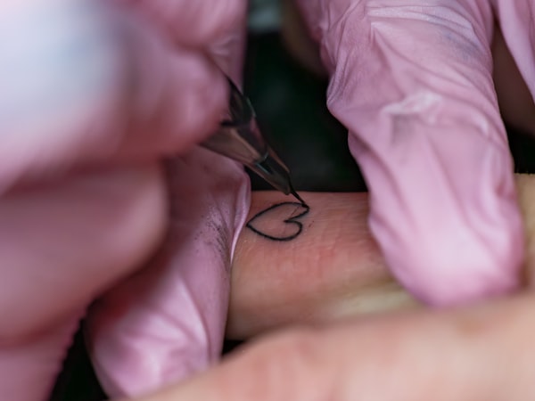 heart tattoo minimalist