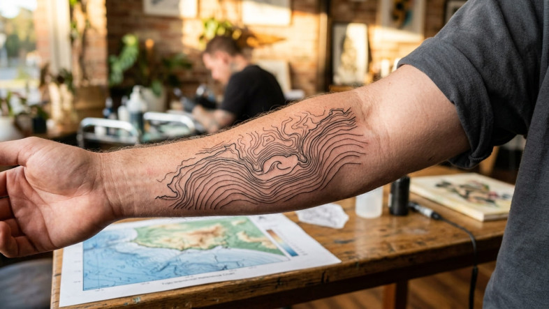line tattoo