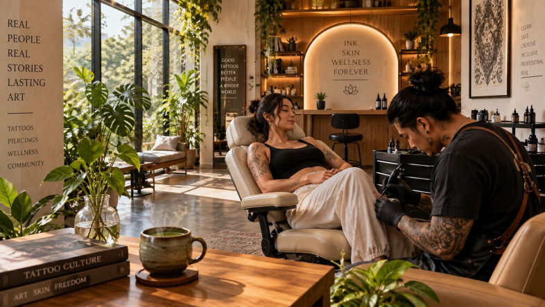 modern tattoo studio